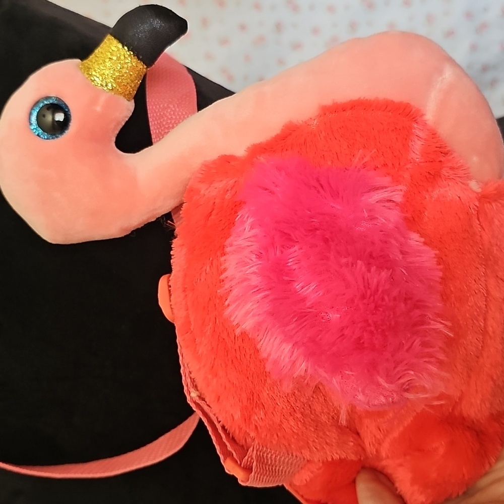 TY Fashion Gilda the Pink Flamingo Purse - Picture 5 of 5